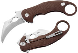 lionSTEEL L. E. One Brown Stone Washed Karambit Zsebkés (LE1 A ES)