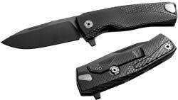 lionSTEEL ROK Aluminium Black Black Zsebkés (ROK A BB)