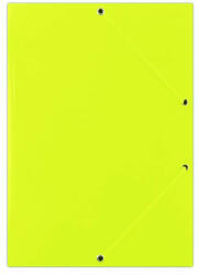 DONAU Gumis mappa DONAU A/4 karton sárga (UFEP11G) - papir-bolt