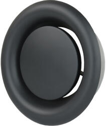 Dalap TVMD O elszívó fém légszelep, Ø 150 mm, fekete (99422D)