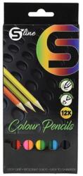 S-line Színes ceruza készlet, hatszögletű Sline 12 klf. szín (232344) - irodaitermekek
