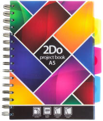 Spirálfüzet 2Do Projekt book A5 regiszteres 522509 (21140SP)