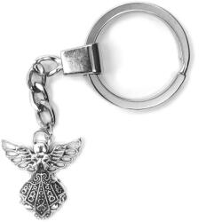Maria King Angyalka kulcstartó, ezüst színben (STM-272-ku)