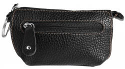 BigBuy Fekete valódi bőr kulcstartó szütyőke (ZE-575-3020020-001)