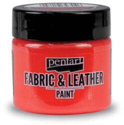  PC Textil- és bőrfesték 50 ml piros