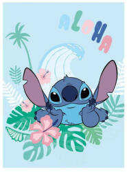 Disney Lilo és Stitch, A csillagkutya Aloha coral fleece takaró 110x150cm (AYM073959) - oliviashop