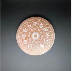 R. M. ékszer Ásványok Szelenit korong zodiákus narancs 8cm (109474)