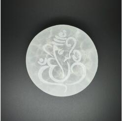 R. M. ékszer Ásványok Szelenit korong Ganesha 7-8cm (109591)