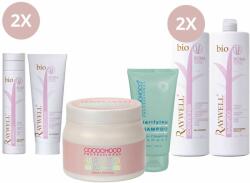 Cocochoco Hajbotulin Starter Csomag, Raywell BIO Boma Samponnal és Kondicionálóval 2*250ml BIO Boma Samponnal és Kondival 2*250ml+2*250ml