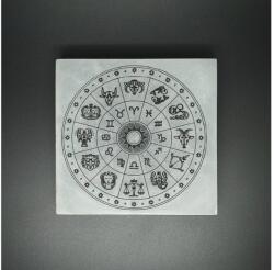 R. M. ékszer Ásványok Szelenit négyzet zodiákus fekete 7-8cm (109628)