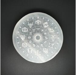 R. M. ékszer Ásványok Szelenit korong zodiákus fehér 10cm (109581)
