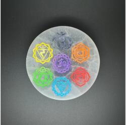 R. M. ékszer Szelenit korong csakra színes 8cm (109458)