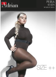 Adrian Fabryka Rajstop ADRIAN PERLA 40 DEN plus size microfiber fekete harisnyanadrág