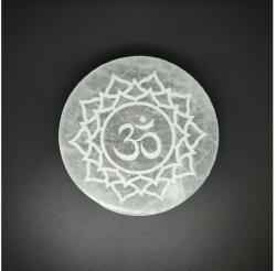 R. M. ékszer Ásványok Szelenit korong om mandala 14cm (109692)