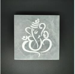 R. M. ékszer Ásványok Szelenit négyzet Ganesha 10cm (109586)