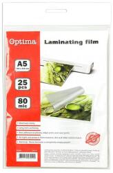 OPTIMA Lamináló fólia OPTIMA A/5 80 mikron fényes 25/csom (20260) - irodaszerwebaruhaz