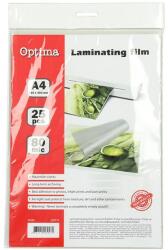 OPTIMA Lamináló fólia OPTIMA A/4 80 mikron fényes 25/csom (20285) - irodaszerwebaruhaz
