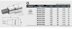 TOPTUL Cheie tubulara bit stea 3/8 T25 (BCFA1225)