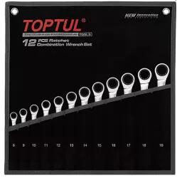 TOPTUL Set chei combinate cu clichet (GPAQ1202)