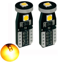 T10 led sárga 2db (457S)