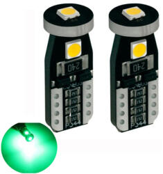 T10 led zöld 2db (457Z)