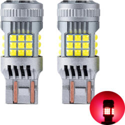 T20 W21/5w led piros CANBUS EXTRA 2db (2769)