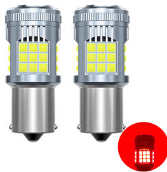  BA15S led piros CANBUS 2db (2765)