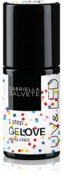 Gabriella Salvete GeLove One Step gél körömlakk UV / LED-es lámpákhoz csillámporral árnyalat 34 Funny 8 ml