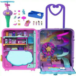 Mattel Polly Pocket Pollyville wellness szálloda hordozható bőröndben játékkészlet (HKV43) - morzsajatekbolt