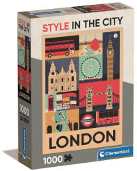 Clementoni 1000 db-os Compact puzzle - Style In The City - London (39844)