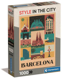 Clementoni 1000 db-os puzzle - Style In The City - Barcelona (39847) (39847)