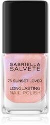 Gabriella Salvete Longlasting Enamel hosszantartó körömlakk csillámporral árnyalat 75 Sunset Lover 11 ml