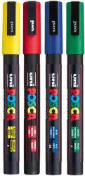 uni Marker UNI-POSCA PC-3M, 0.9-1.3 mm, 4 culori - 21226 (21226)