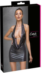 Cottelli Collection Party - nyakpántos ruha (ezüst) (27181976021) - szexshop