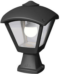 ELMARK 1XE27 IP55 kerti lámpatest fekete Elmark (ELM 96DARIO250MF BL)