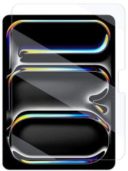  Apple iPad Pro 13 2024 (7. gen) üvegfólia, ütésálló lcd kijelző védőfólia törlőkendővel (0, 26mm vékony, 9H)