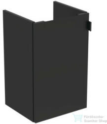 Ideal Standard I. Life S 35x30, 6 cm-es 1 ajtós álló szekrény mosdó nélkül, balos, Silk black K8717ZT (K8717ZT)
