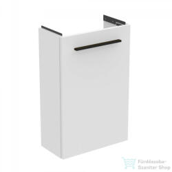 Ideal Standard I. Life S 41x20, 5 cm-es 1 ajtós fali szekrény mosdó és fogantyú nélkül, Matt fehér T5296DU (T5296DU)