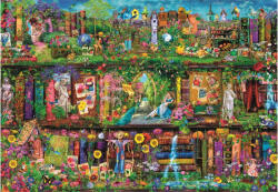 Clementoni 36532 - High Quality Collection - Stewart, A kert a könyvespolcban - 6000 db-os puzzle (36532)
