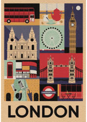 Clementoni 39844 - Style In The City - London - 1000 db-os puzzle (39844)