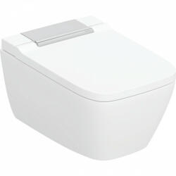 Geberit AquaClean Sela Square komplett higiéniai berendezés, fali kerámia WC, fényes króm takarólap 146.250. 21.1 (146.250.21)