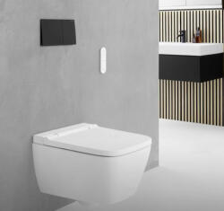 Geberit AquaClean Sela Square komplett higiéniai berendezés, fali kerámia WC, fehér takarólap 146.250. 01.1 (146.250.01.1)