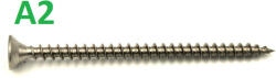 3, 5x40 mm-es rozsdamentes faforgácslapcsavar (56512)