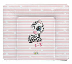  Babastar puha pelenkázó lap 85*75 cm - Rózsaszín zebra