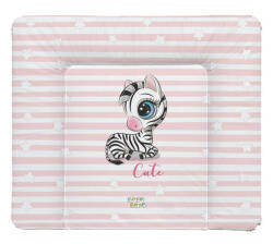  Babastar puha pelenkázó lap 85*75 cm - Rózsaszín zebra - babyshopkaposvar