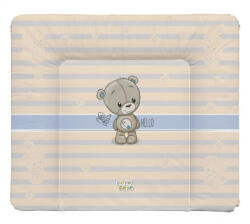 Babastar puha pelenkázó lap 75*72 cm - Kék maci + pillangó - babyshopkaposvar