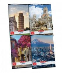 Herlitz A4-es kockás füzet 32 lapos - City