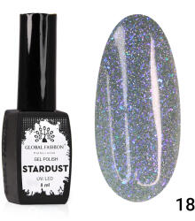Global Fashion Oja semipermanenta Stardust, reflectorizant, Global Fashion 8ml, 18