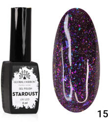 Global Fashion Oja semipermanenta Stardust, reflectorizant, Global Fashion 8ml, 15