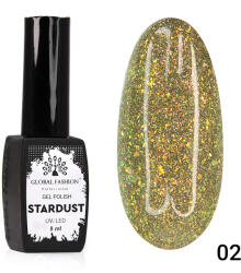 Global Fashion Oja semipermanenta Stardust, reflectorizant, Global Fashion 8ml, 02